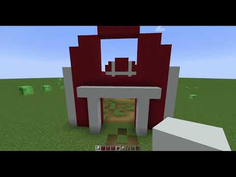Minecraft Big Red Barn Build - SquishyMain
