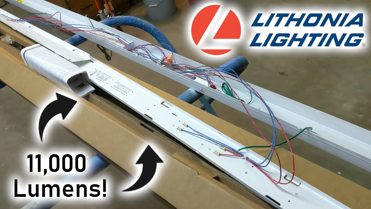 New Lithonia Lightning 8' LED Shop Lights