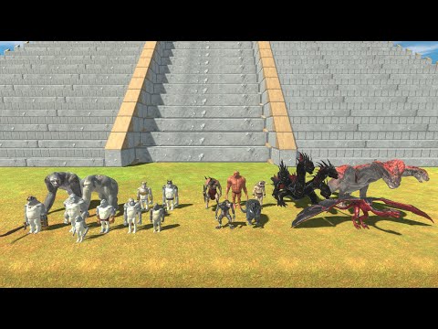 Old Goro's Army VS Army of the Old Hydra - Animal Revolt Battle Simulator ARBS
