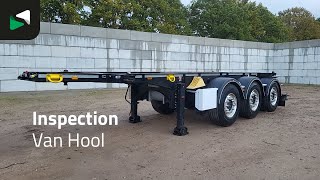 Semi-remorque porte-conteneurs Van Hool FS3444-10 AK u2 3 axles Liftachse ADR 20ft à vendre - Image 4 | Autoline GA Semi-remorque porte-conteneurs Van Hool FS3444-10 AK u2 3 axles Liftachse ADR 20ft | Image 4 - Autoline