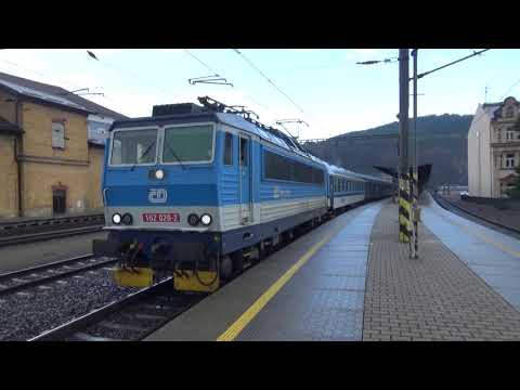 Zugverkehr in Usti nad labem hl.n.