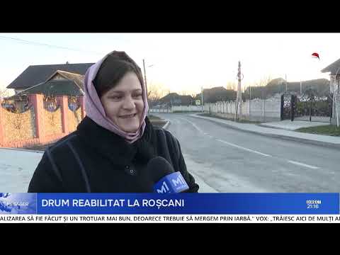 Better conditions for the residents of Roșcani. The central road in the village has been rehabili...
