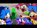 Pro Poppy Playtime Sonic But Sonic The Hedgehog 2 VS Poppy Playtime Cartoon Galaxy