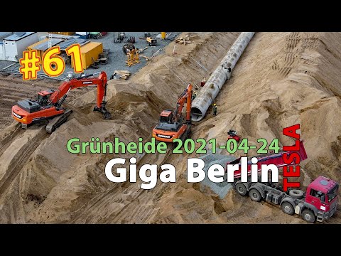 #61 Tesla Giga Berlin • 2021-04-24 • Gigafactory 4K