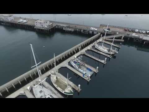 Monterey Harbor - Sailing Canada to Ventura Hans Christian 43
