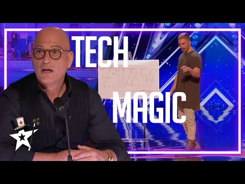 AGT Judges left SPEECHLESS with Magician's Tech Magic