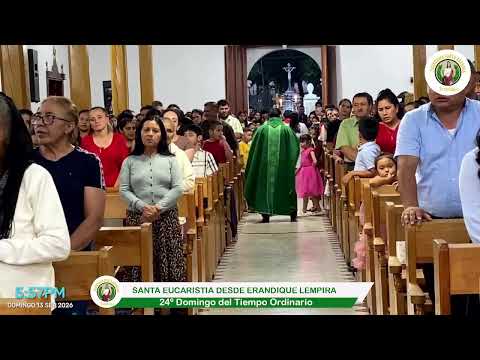 SANTA MISA DOMINICAL CON EL PADRE SANDRO AGUILAR DESDE ERANDIQUE LEMPIRA, HONDURAS.