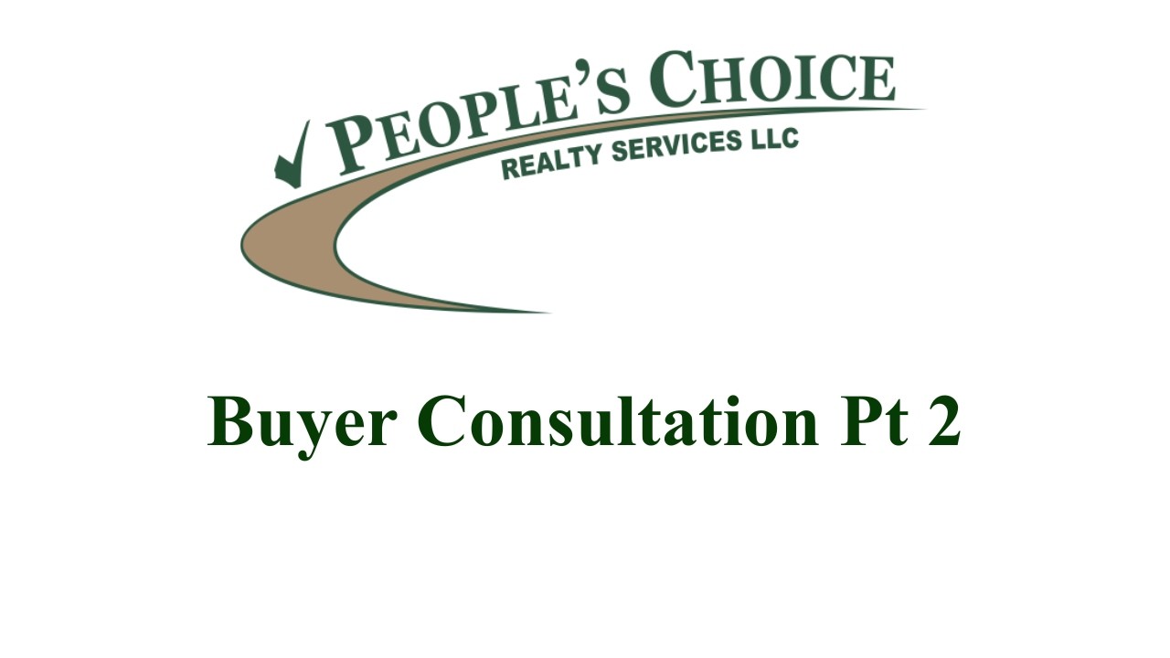 Buyer Consultation pt 2