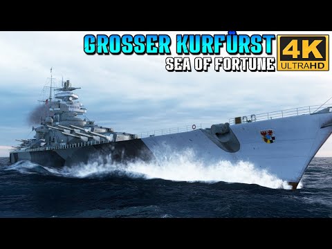 Grosser Kurfürst Flanks with Secondary Guns