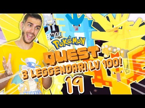 MOLTRES, ZAPDOS E ARTICUNO AL LIVELLO 100! - Pokemon Quest ITA - Parte 19