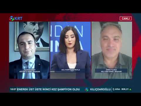 Genel Başkanımız Kadem Özbay, KRT TV`de, Aslı Kurtuluş Mutlu`nun sunduğu 