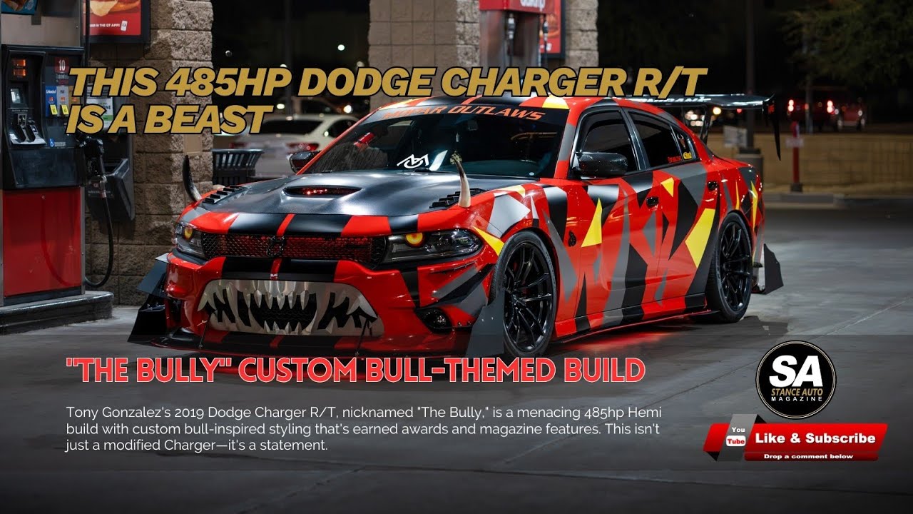2019 Dodge Charger R/T "The Bully" - 485HP Hemi Build with Custom Bull Theme