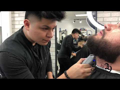 Mid Fade with Beard - Jonathan Barber - Studio 29