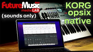 Video thumbnail for Korg OPSIX NATIVE (NO talking voice, only sounds) by FutureMusic.es