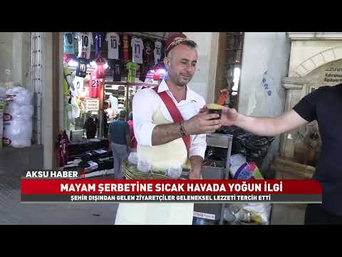 Kahramanmaraş'ta Kavurucu Sıcakların Vazgeçilmezi! Mayam Şerbetine Yoğun İlgi