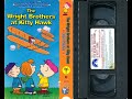 Opening To This Is America Charlie Brown The Wright Brothers At Kitty Hawk US VHS 1994