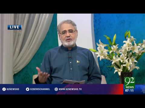 Subh e Noor -12-08-2016- 92NewsHD