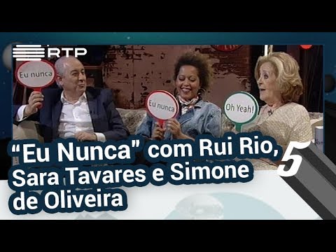 "Eu Nunca" com Rui Rio, Simone de Oliveira e Sara Tavares - 5 Para a Meia-Noite