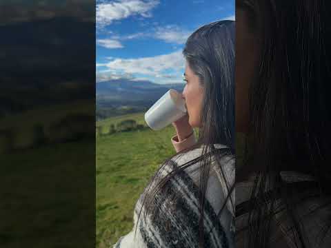 La vista al Chimborazo 🌋 y el frío de la montaña, es lo mejor de este lugar 🏔️ #weekendgetaway