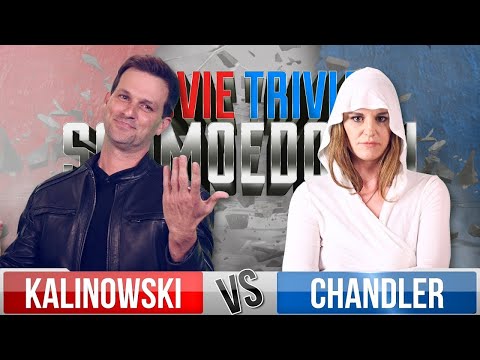 Mike Kalinowski vs Brianne Chandler | Movie Trivia Schmoedown