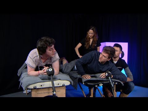 Greg James Gets His Bum Waxed! Live!!