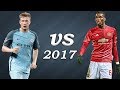 Paul Pogba vs Kevin De Bruyne ● Skills/Goals/Assists ● 2017