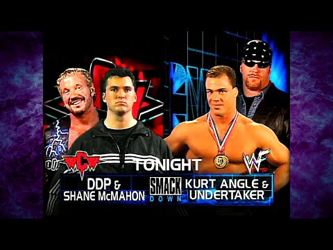 The Undertaker & Kurt Angle vs DDP & Shane McMahon (WWF vs Alliance Brawl Ensues)! 7/12/01 [2/2]