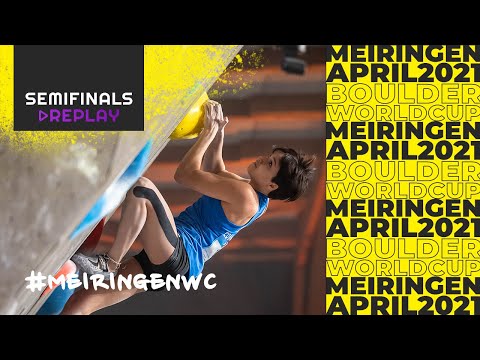 IFSC World Cup Meiringen 2021 || Boulder semi-finals