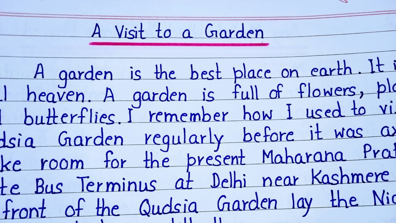 Viral A Visit To A Garden More World of Knowledge