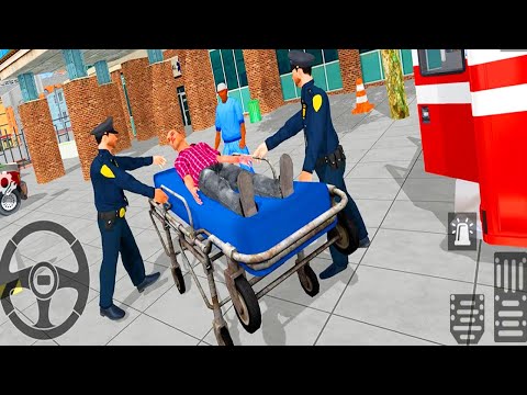 Policeman Ambulance Driver Simulator #1 - Emergency Rescue Truck - Android Gameplay