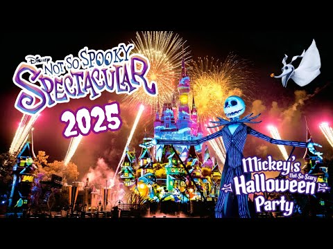Disney's Not-So-Spooky Spectacular 2025 POV | Full Halloween Fireworks Show at Disney Magic Kingdom