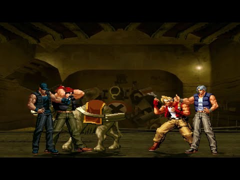 [Mugen - Ikari Warriors vs. Metal Slug] Ralf Jones/Clark Steel vs. Marco Rossi/Trevor Spacey