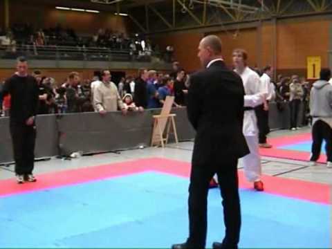 WKA Deutschlandpokal 2008 - Weltmeister Michael Gosebruch vs. Roy Jordan - Kumite + 90kg