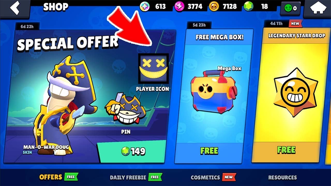 MAN-O-WAR DOUG!!🔥 BEST UPDATE GIFTS!! LEGENDARY!! NEW 12 BRAWLERS!! BRAWL STARS UPDATE GIFTS!