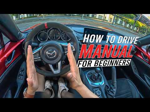 How to drive a manual car for beginners (+ rev match + heel toe + uphill start)