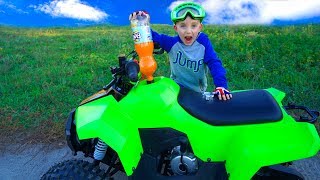 Заправил квадрик ФАНТОЙ!!!Tisha Tucked QuadBike Fanta