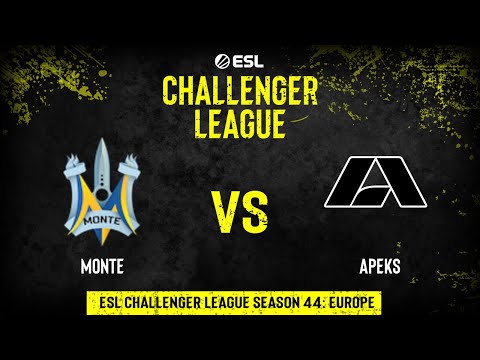 Monte vs Apeks | Map 1 Mirage | ESL Challenger League Season 44 Europe