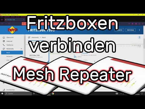 Connect Fritzboxes as Mesh Repeaters and Mesh Masters (cable connection)