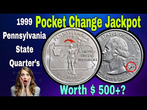 Pocket Change Jackpot:  The 1999 Pennsylvania State Quarter Hidden Value!