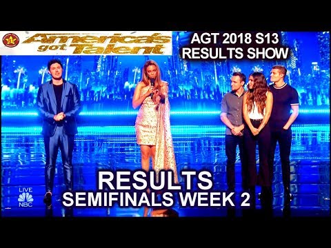 RESULTS Semi-Finals 2 JUDGES SAVE Daniel Emmet We Three America's Got Talent 2018 AGT