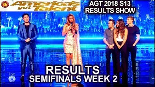 RESULTS Semi-Finals 2 JUDGES SAVE Daniel Emmet We Three America&#39;s Got Talent 2018 AGT