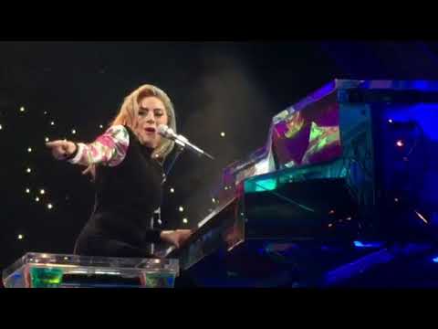 Lady Gaga - Edge of Glory (partial) - Detroit 11/7/17