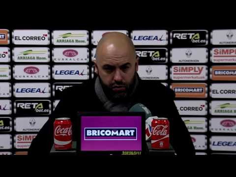 RdP David Movilla tras Barakaldo CF 0 - 1 Real Unión