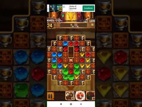 Jewel Legacy 💎 - Jewels & Gems Match 3 Puzzle 2020 Level 16 ⭐⭐⭐ no Booster 👑 Android Gameplay ✅