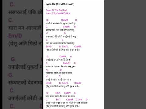 ATI MITHO NAAM || Lyrics & Chords