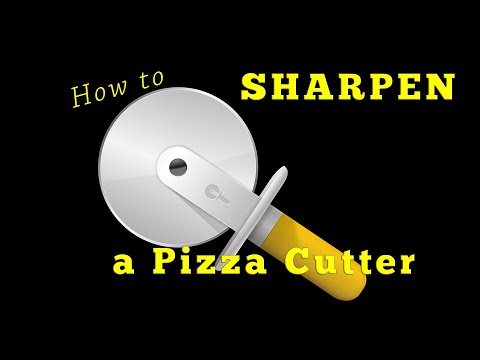 Sharpening Pizza Wheels on a Flathone - Sharpeners Jam Idea