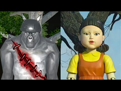 Indonesia Squid Game Versi Shatterilla - Animal Revolt Battle Simulator