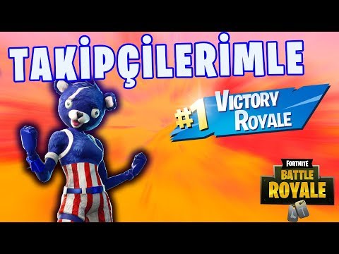 TAKİPÇİLERİMLE MÜCADELE (Türkçe Fortnite) Video