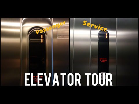 2006 HUGE Kone Transys service elevator & Kone Monospace KSS420 passenger elevator