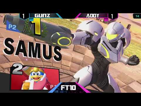 Gunz vs Addy ft10 (súper Smash Bros ultimate)